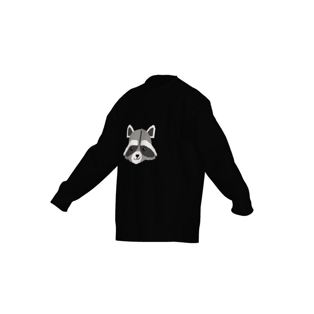 The Raccoon · Adult Relaxed Crewneck