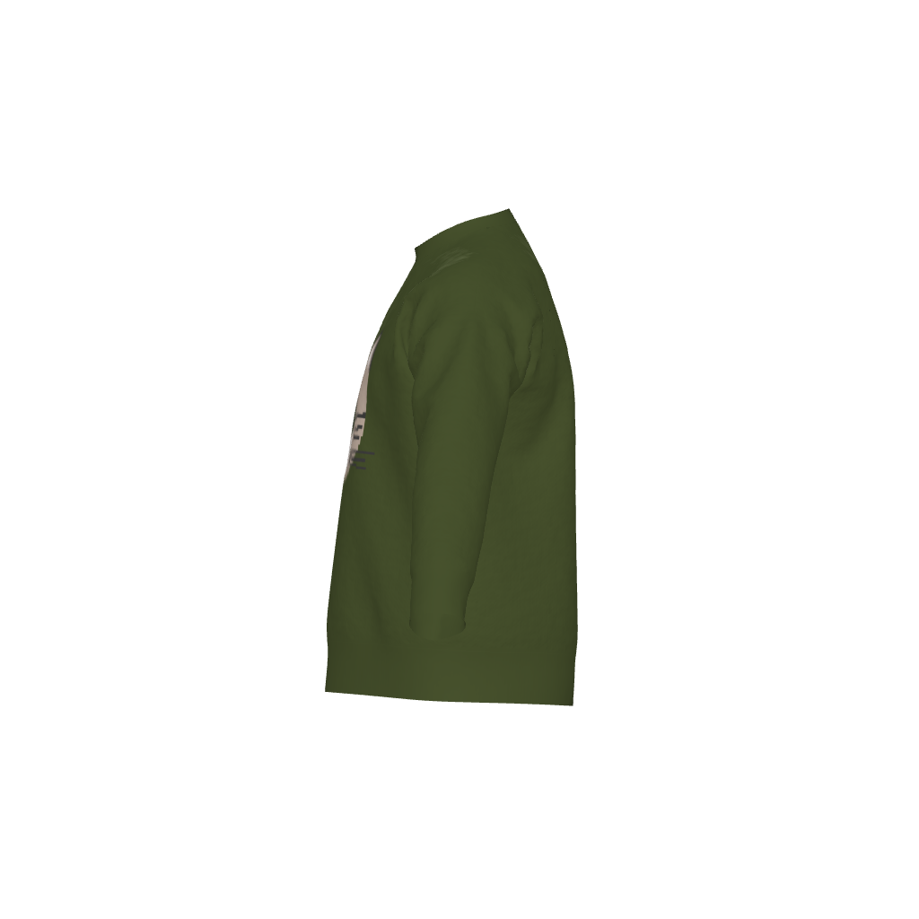 The Tabby · Kids Relaxed Crewneck, Moss