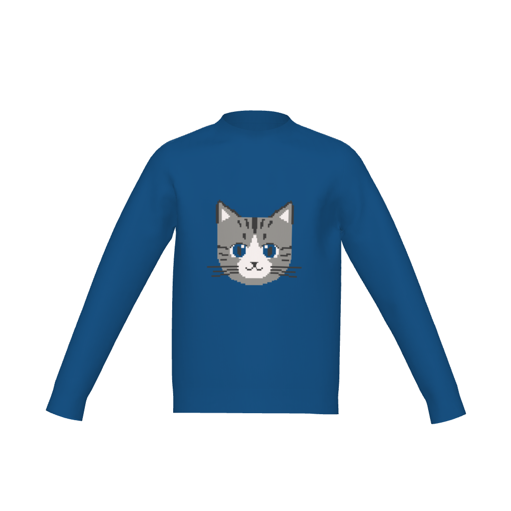 The Tabby · Kids Crewneck, Navy