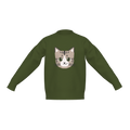 The Tabby · Kids Relaxed Crewneck, Moss