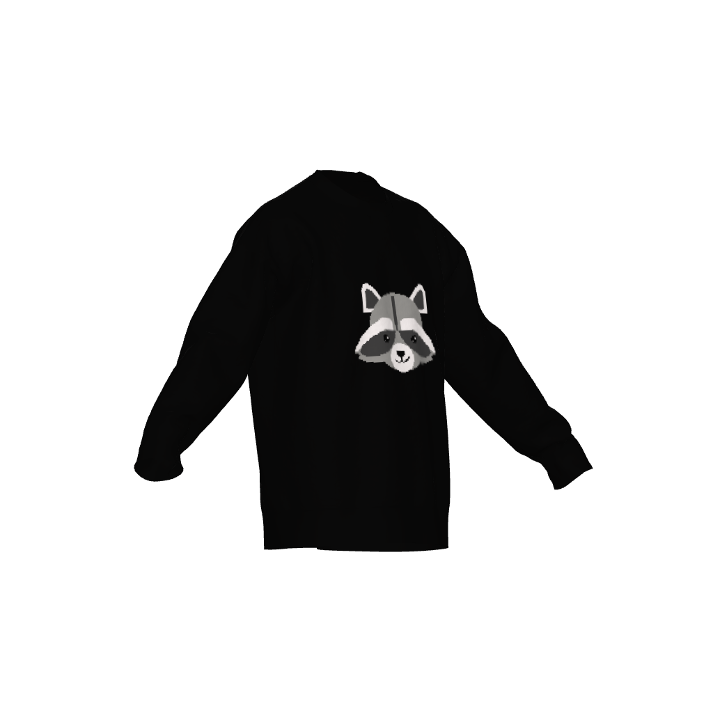 The Raccoon · Adult Relaxed Crewneck